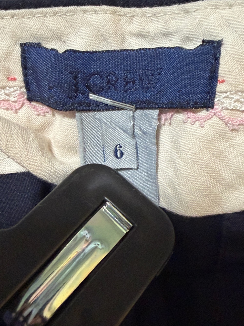 J. Crew city fit Navy Boot-Cut Dress Pants - Picture 4 of 5